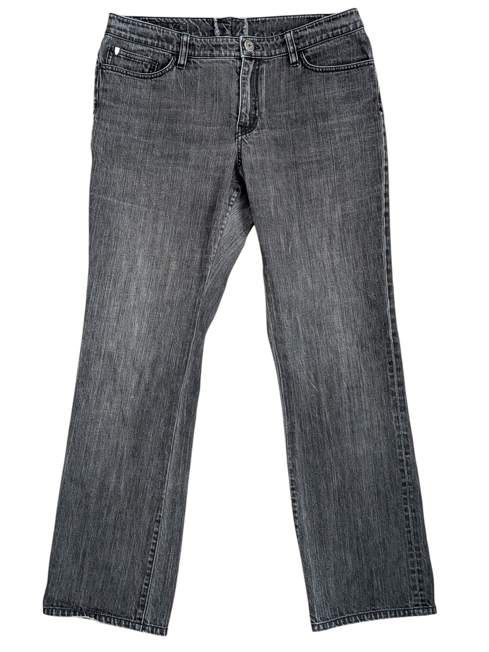 Elie Tahari Antonietta Fashion Slim Charcoal Gray Denim Jeans
